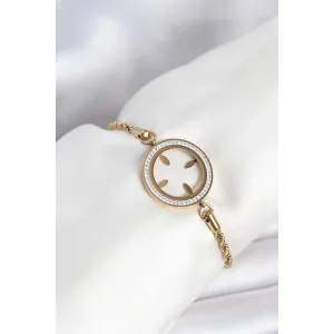 316L Çelik Burgu Zincir Model Çeyrek Takılabilir Bileklik