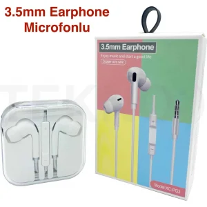 3.5mm Earphone Microfonlu Kulaklık XC-PG3