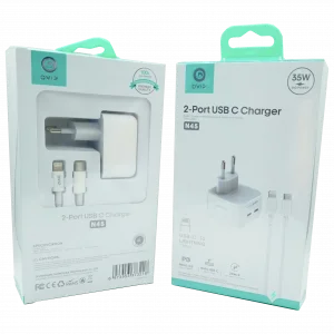 35W PD Çift Girişli Şarj Seti Type-C To Lighning DVIP N45