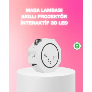 360° Döndürülebilir Yıldızlı Gökyüzü Projeksiyon Gece Lambası