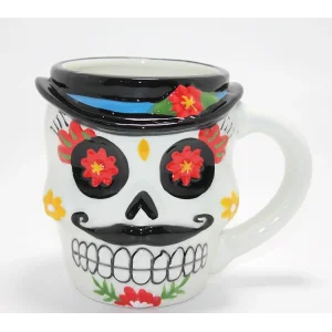 3d Kabartmalı Meksikalı Kurukafa Karakterli Kupa Bardak Alk4894