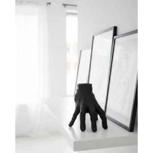 3D Siyah El Biblo 27x22 cm İddialı Ev Dekorasyonu