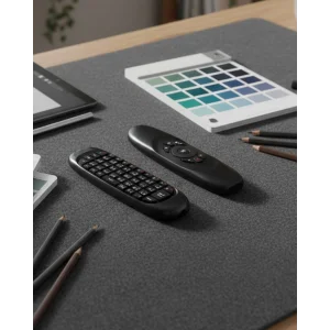 3’ü 1 Arada Kablosuz Hava Mouse Mini Klavye Kumanda