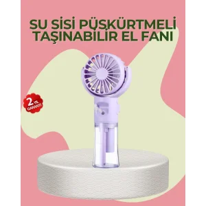 4 Kademeli Serinletici Su Buharlı El Vantilatörü