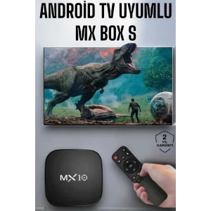 4K TV Uyumlu HD Çözünürlüklü Mx Box S 8 GB