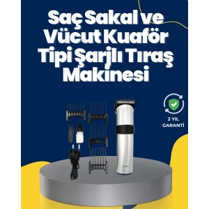 5 Farklı Kesim Tarağıyla Gelen Çok Amaçlı Tıraş Cihazı
