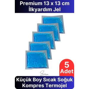 5li Avantaj Küçük Boy Soğuk Sıcak Kompres Buz Jel Termojel El Ayak Diz Ağrı Tekrar Kullanılabilir