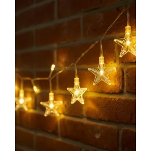 5 Metre Yıldız LED Işık Günışığı Beyaz İç Mekan Dekoratif Aydınlatma