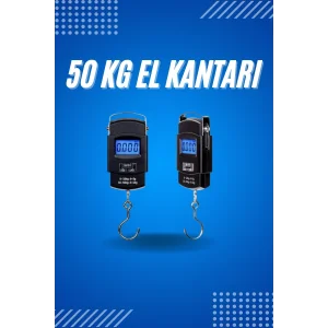 50 Kg Dijital El Terazisi Cep Tartısı El Kantarı Terazi