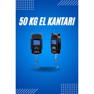 50 Kg Dijital El Terazisi Cep Tartısı El Kantarı Terazi