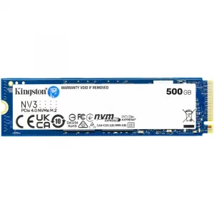 500 GB KINGSTON NV3 M.2 NVME PCIE GEN4 5000/3000MBS SNV3S/500G
