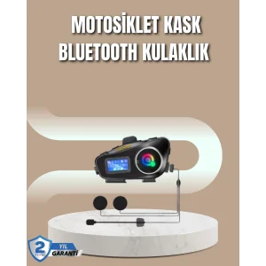 500 Metre İnterkom Mesafeli Kask Kulaklığı Gürültü Engelleyici