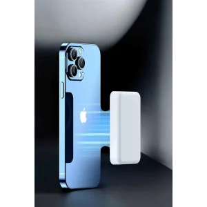 5000 Mah İOS Uyumlu Magsafe Kablosuz Şarj Hızlı Şarj Desteği
