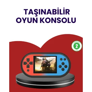 520 Oyunlu El Oyun Konsolu TV Bağlantılı HD LCD Ekranlı