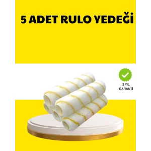5’li İnce İşçilik Boya Rulo Seti Pürüzsüz ve Eşit Kaplama
