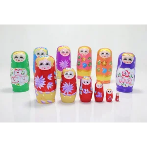 6lı Ahşap Matruşka Seti