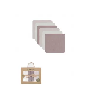 6lı Müslin Mendil 20x20 cm 90106 Taş Ekru Antrasit