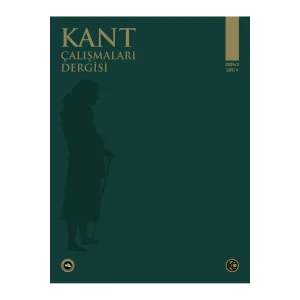 Kant Çalışmaları Dergisi Sayı: 4 - 2025 / Can Karaböcek / Vakıfbank Kültür Yayınları / 4444444444125