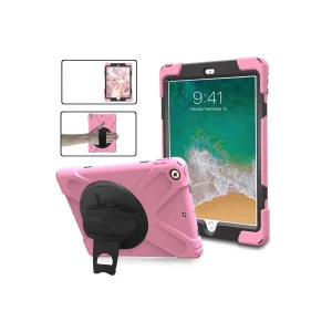 İpad Pro 10.5 3 Katmanlı Standlı Zırh Kılıf/Shockproof Case-(5775) - EMTHBA6147-8838