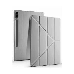 Samsung Galaxy X510 Tab S9 FE 11 Kılıf Kalemlikli Mars Tablet Kılıfı - Koyu Gri - EMTHBA6981-3