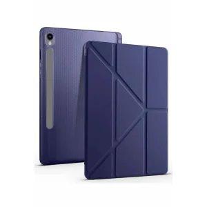 Samsung Galaxy Tab S10 FE Plus 13.1 Kalemlikli Mars Tablet Kılıfı - Lacivert-(579 - EMTHBA2052-5