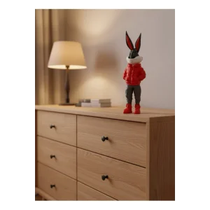 Bugs Bunny Büyük Boy Figür 10×34 cm Salon Dekoru - EMTHBA1272-3179