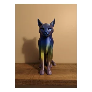 Koyu Rainbow Kedi Biblo Modern Salon ve Raf Dekoru - EMTHBA7985-5904