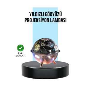 Galaksi ve Yıldız Efektli Nemlendirici Işık Projektörü - EMTHBA1372-3513