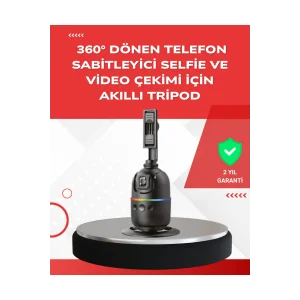 Yapay Zeka Destekli Yüz Takip Özellikli 360 Derece Dönen Masaüstü Telefon Sabit - EMTHBA9618-8
