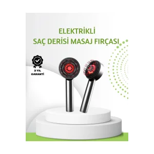 Şarjlı Saç Derisi Masaj Cihazı Kırmızı Işık ve 3D Tarak Dişli - EMTHBA5800-1334