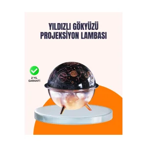 Kozmik Işık Efektli Projeksiyonlu Nemlendirici Gece Işığı - EMTHBA5642-5108