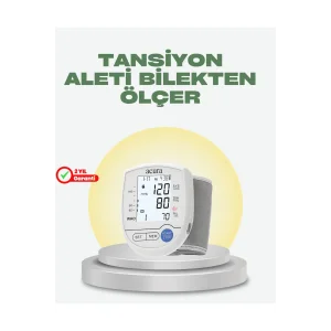 Akıllı Bilek Tansiyon Aleti Hem Şarjlı Hem Pilli Kolay Ölçüm - EMTHBA1621-6232
