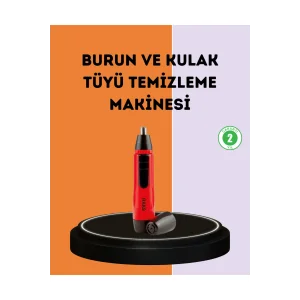 Kulak Burun Tüy Temizleme Makinesi Raks Leo Pilli Kuru Kullanım - EMTHBA9143-7400