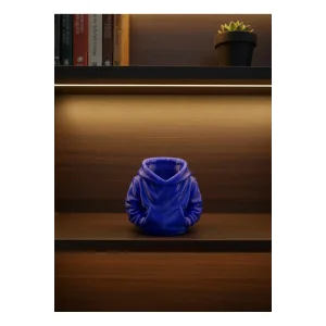 Dekoratif Lacivert Hoodie Kalemlik 10x10 cm - EMTHBA3508-3407