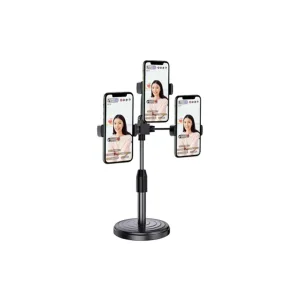 Ally Tripod Üçlü Telefon Tutucu Stand Youtuber Canlı Yayın Selfie Tiktok Makeup - EMTHBA1145-5
