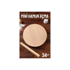 HSNET 34 Cm Merdaneli Hamur Açma Masası - EMTHBA1628-7005