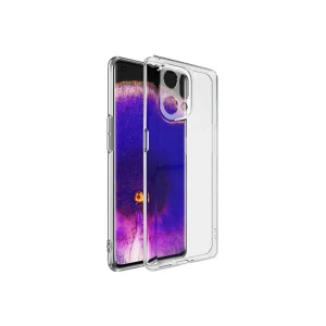 Ally OPPO Find X5 Kılıf Kamera Korumalı Ultra İnce Şeffaf Silikon Kılıf-(5775 - EMTHBA4726-4