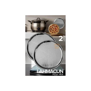 HSNET Lahmacun Pizza Pide Pişirme Tepsisi 2 li SET - MEET6362-5160