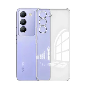 Vivo V30 Lite 4G Kılıf Lüx Şeffaf Silikon-(5796) - EMTHBA6102-9018