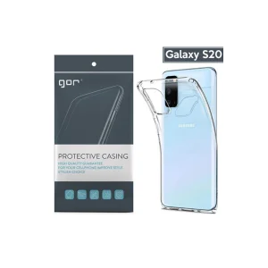 GOR Samsung Galaxy S20 Kamera Korumalı Ultra Slim Silikon Kılıf-(5775) - EMTHBA8801-2764