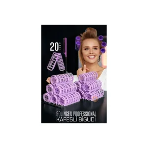HSNET Kafes Gece Bigudisi 2.5 cm 20 Adet Solingen Professional - EMTHBA3778-4565