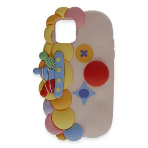 iPhone 12 Kılıf Poky Karakter Silikon Kapak - Desen 7-(5796) - EMTHBA4770-1571