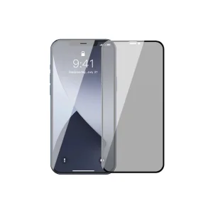 İPhone 12 Pro Max 6.7 023mm Anti Spy Çerçeveli Tempered Cam Ekran Koruyucu 2 Adet - EMTHBA4806-4