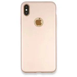 iPhone XS Max Kılıf First Silikon - Rose Gold-(5796) - ESZAOC2535-2957