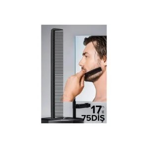 HSNET Elize İnce Uzun Sakal Bıyık Tarağı - EMTHBA7464-6553