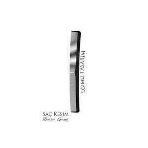 HSNET Berber Kuaför Saç Kesim Tarağı Karbon Nano Absolute Professional - EMTHBA2833-7058