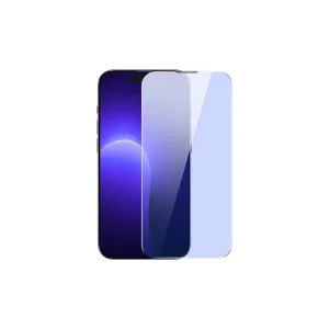 Crystal 0.3mm Anti-Blue iPhone 14 Pro Full Tempered Ekran Koruyucu 2 Adet Set-(5775) - Bs3741-1174