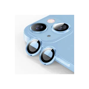 ALLY iPhone 14-14 Plus 3D Metal Çerçeveli Kamera Lens Koruyucu-(5775) - EMTHBA3322-2454