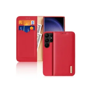 Dux Ducis SM Galaxy S23 Ultra Kılıf Mıknatıslı Cüzdanlı Deri Kılıf Hivo Ser - EMTHBA1555-1