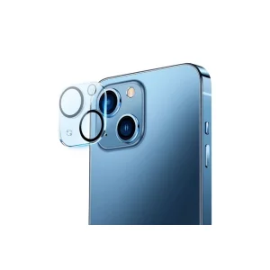 iPhone 14-14 Plus ile Uyumlu 0.3mm Full Tempered Kamera Lens Koruma Camı 2 Adet Set - EMTHBA9259-7